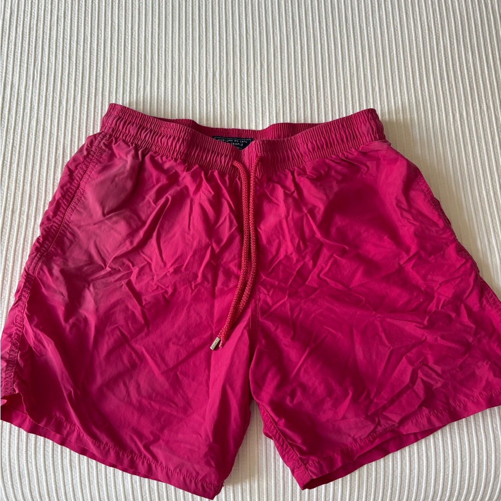 Vilebrequin Bold Pink Swim Trunks